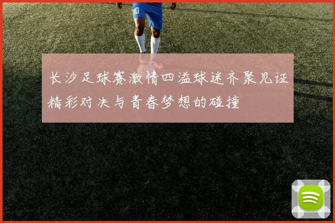 长沙足球赛激情四溢球迷齐聚见证精彩对决与青春梦想的碰撞